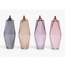GobekUsa Gray Glass Chandelier | Luxury Purple Light Fixture