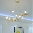 GobekUsa Iron Branch LED Pendant Chandelier: Nordic Dining Room Lighting Fixture