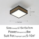 GobekUsa Black White LED Ceiling Lights Modern Minimalist Bedroom Study Lighting Fixtures