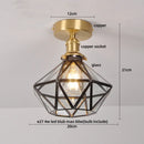 GobekUsa Lotus Leaf LED Ceiling Lamp Purple Glass Nordic Copper Interior Lighting