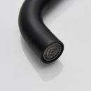 GobekUsa Black Basin Faucet Single Cold Hot Sink Tap Short Kitchen Mixer Rotatable