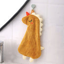 GobekUsa Double-layer Coral Velvet Hand Towel: Absorbent, Quick Dry, Skin-friendly Kitchen Bathroom Towels