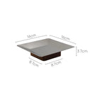 GobekUsa Acacia Wooden Fruit Bowl Tray for Living Room Coffee Table Décor