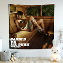 GobekUsa Kanye's West Wall Tapestry: Music Album Cover Poster for Bedroom Decoration