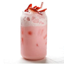 GobekUsa Can-Shaped Aesthetic Drinking Glasses Set with Lid and Straw