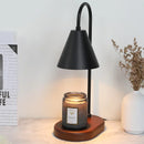 GobekUsa Electric Candle Lamp Warmer: Romantic Wooden Base Aromatherapy Light for Bedside Decor