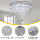GobekUsa K9 Crystal LED Chandelier Luxe Smart Ceiling Lamp Pendant Light