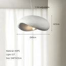 GobekUsa Cream Style LED Chandelier - Nordic Minimalist Wabi Sabi Pendant Light
