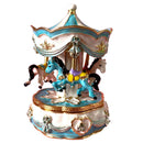 GobekUsa Carousel Horse Figurine Trinket Box Hand Painted Collectible Ornament