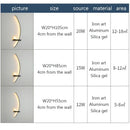 GobekUsa Black Gold Modern Wall Sconce for Bedroom Study Home Indoor Lighting