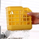 GobekUsa Kitchen Cutlery Storage Holder: Organize Utensils with Drawer Drying Rack Basket