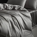 GobekUsa Eucalyptus Fiber Dark Gray Bedding Set: Soft, Silky Duvet Cover, Bed Sheet, Pillowcases