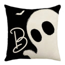 GobekUsa Halloween Pumpkin Linen Cushion Cover Set for Home Sofa Bedroom Decor