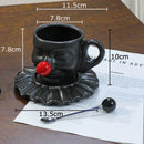GobekUsa Joker Head Cup & Saucer Porcelain Coffee Mug Set - Clown Character Tea Teacup