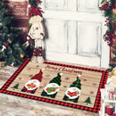 GobekUsa Christmas Snowman Non-slip Floor Mat