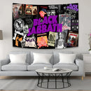 GobekUsa Black Sabbath Metal Band Rock Music Wall Tapestry