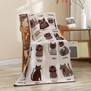 GobekUsa Cat Bath Towel - 100% Cotton Four-layer Gauze 75*160 CM - High Quality for Adults