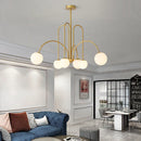 GobekUsa LED Glass Ball Ceiling Chandelier for Home Decor Lighting