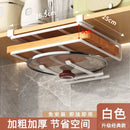 GobekUsa Kitchen Rack: Cupboard Paper Towel Rags Hanger with Hooks