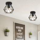 GobekUsa Industrial LED Ceiling Light: Modern Retro Loft Plafonniers for Living Room Kitchen Cage Home Decor