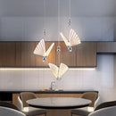 GobekUsa Butterfly LED Chandelier Pendant Light for Modern Living and Dining Spaces
