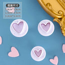 GobekUsa Heart & Star Cake Decorating Cookie Cutter Set - Mini Pastry Tools For Kids