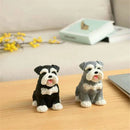 GobekUsa Dog Sculpture for Home Decor - Lifelike Resin Pup Figurine Craft