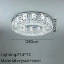 GobekUsa Crystal Ring LED Ceiling Lamp for Modern Luxury Living