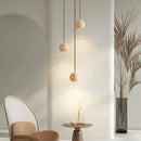 GobekUsa Elegant Wabi Sabi Travertine Pendant Lamp for Dining Desk & Kitchen Island