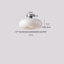 GobekUsa LED Resin Copper Ceiling Light Fixture for Aisle Porch Living Room