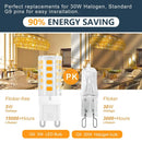 GobekUsa G9 LED Corn Bulb 3W 5W 220V 3000K 6000K Silica Gel SMD2835 Chandelier Light