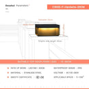 GobekUsa LED Pillar Top Courtyard Light - Waterproof Outdoor Street Fence Cap Post Light