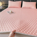 GobekUsa Cool Latex Filled Bed Sheet Set with Ice Silk Cooling Mat & Pillowcases