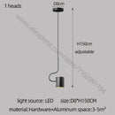 GobekUsa LED Staircase Chandelier: Adjustable Modern Living Room Lighting for Villa Decoration