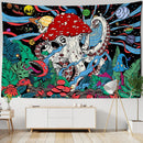 GobekUsa Abstract Mushroom Tapestry Wall Hanging for Psychedelic Room Decor