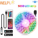 GobekUsa Bluetooth RGB 5050 LED Strip Lights with USB Phone APP Control