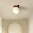 GobekUsa Glass Iron LED Ceiling Lamp Light Fixtures Modern Home Decoration