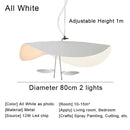 GobekUsa Lederam Manta Pendant - Industrial Retro Style White/Black Ceiling Lamp