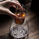 GobekUsa Glass Wine Pot Transparent Sake Ice Jug Decanter Whiskey Dispenser