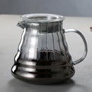 GobekUsa Glass Coffee Carafe, 600ml Pour Over Pot with Rubber Lid
