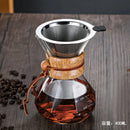 GobekUsa Diamond Glass Hand Brew Coffee Maker Pot for Espresso Drip Cup Brewing