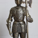 GobekUsa Iron Armored Soldier Knight Sculpture Home Decor Figurine