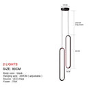 GobekUsa LED Chandelier: Modern Living Room Dining Room Pendant Lights for Home Decor