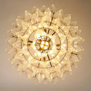 GobekUsa Leaf Glass Chandelier - Nordic Style Light Luxury Pendant Lamp