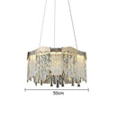 GobekUsa Crystal Ceiling Chandelier: Modern Luxury Lighting for Living Room, Dining Room, Bedroom