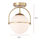 GobekUsa Glass Ball Suspension Ceiling Light for Living Room