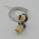 GobekUsa G9 Ceramic Lamp Thread Holder with Cable Lead - 2PCS