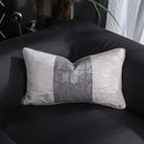 GobekUsa Frosted Gold Satin Lumbar Pillow Covers - Luxe Sofa Cushion Cases
