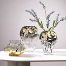 GobekUsa Golden Geometric Glass Vase Hydroponics Terrarium Home Decoration Accessories