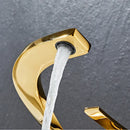 GobekUsa Gold Bathroom Faucet | Deck Mounted Sink Tap | Hot and Cold Basin Mixer